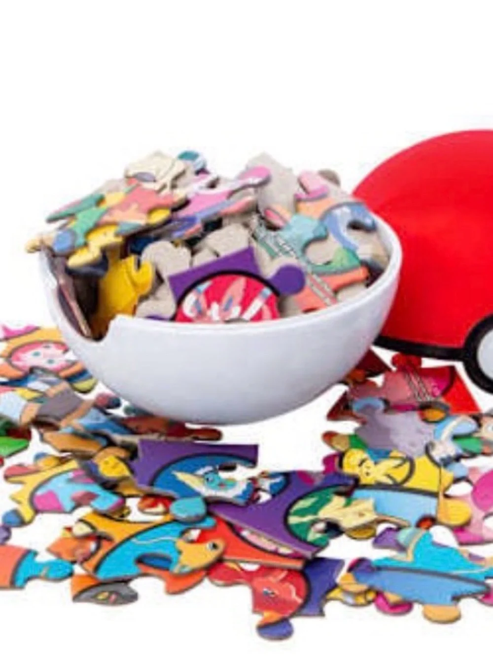 Pokemon Red and White Poké Ball 100-Piece Puzzle